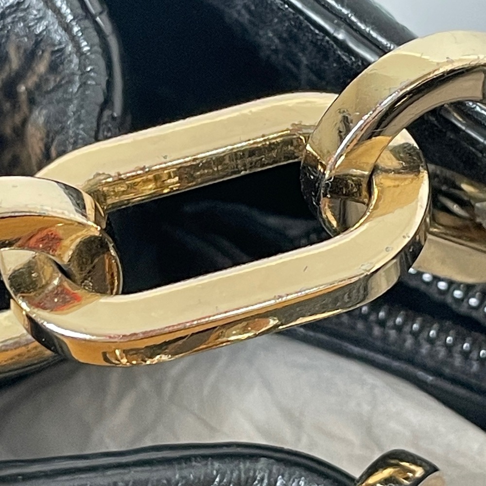 Michael Kors Pebbled Leather Gold Chain Shoulder Bag Tote Designer Quiet Luxury - Picture 9 of 14